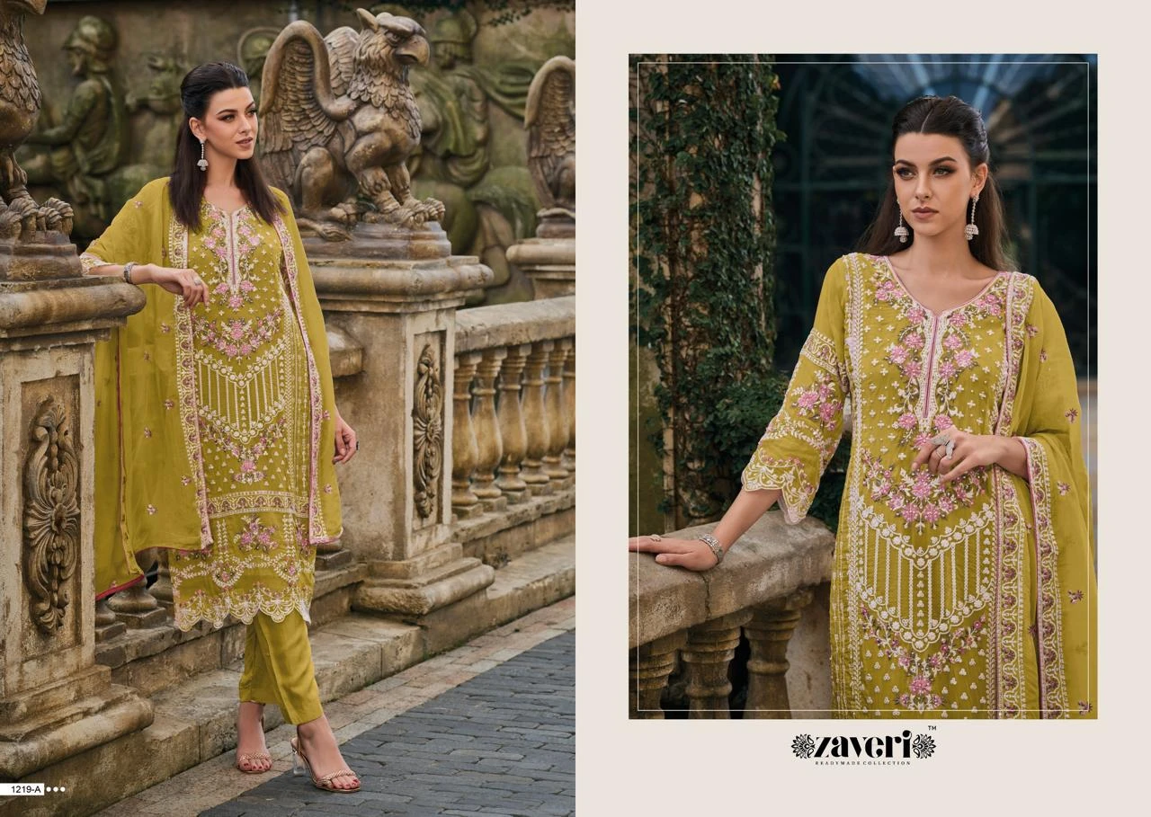 Zaveri Femina Colour Edition 2 Soft Organza Wholesale Fancy Readymade Salwar Suit Catalog — Wholesale Readymade Suit, MPA wholesale from Surat - Gallery Image 5